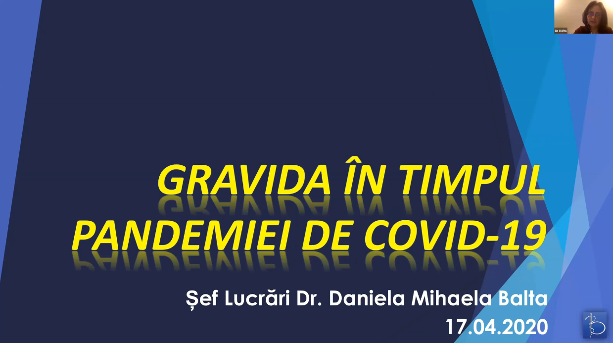 Gravida in timpul Pandemiei cu SARS-CoV2