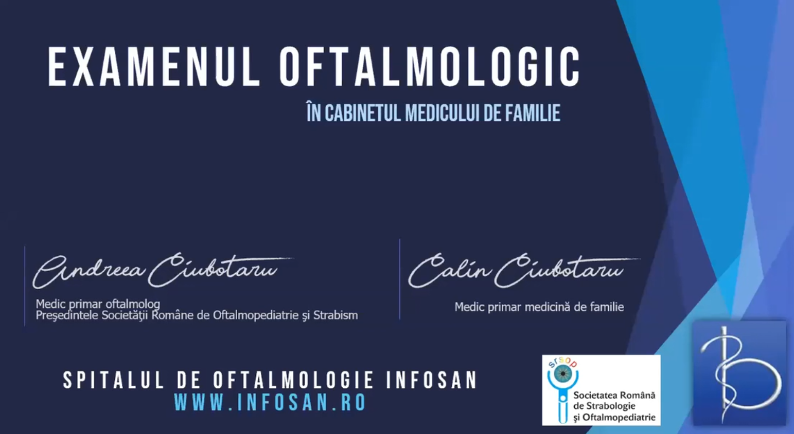 Examenul oftalmologic in cabinetul MF