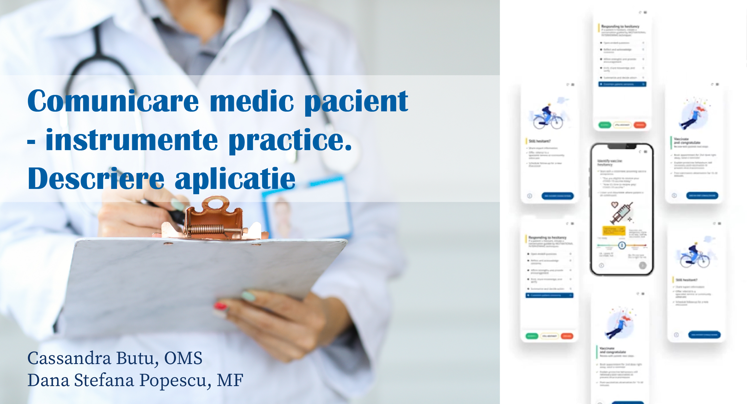 Comunicarea medic-pacient, instrument pentru practică