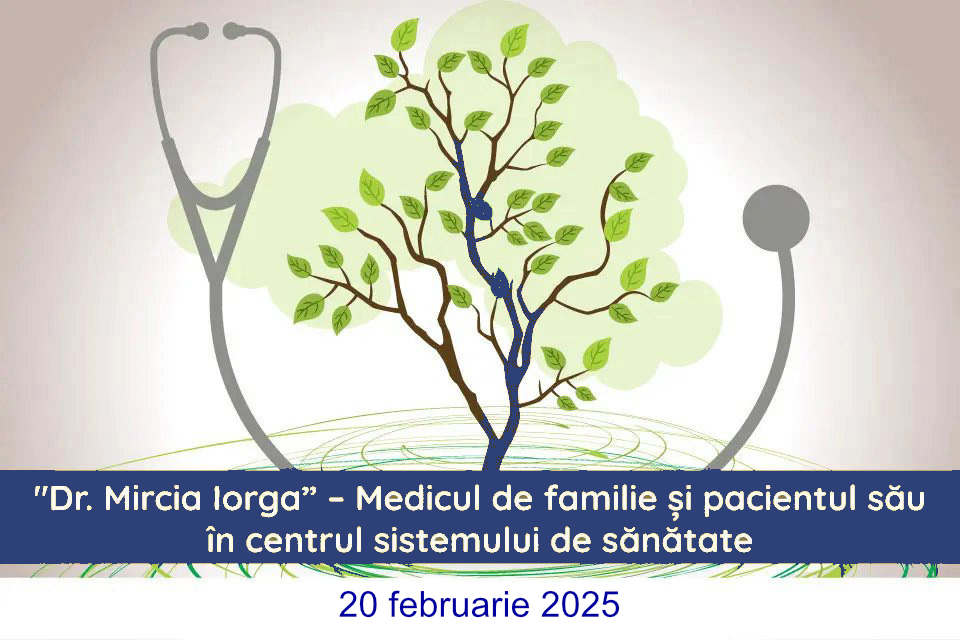 Simpozion Dr. Mircia Iorga-Medicul de familie și pacientul său în centrul sistemului de sănătate – 20 februarie 2025
